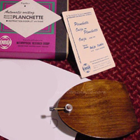 Automatic Writing Planchette, 1971